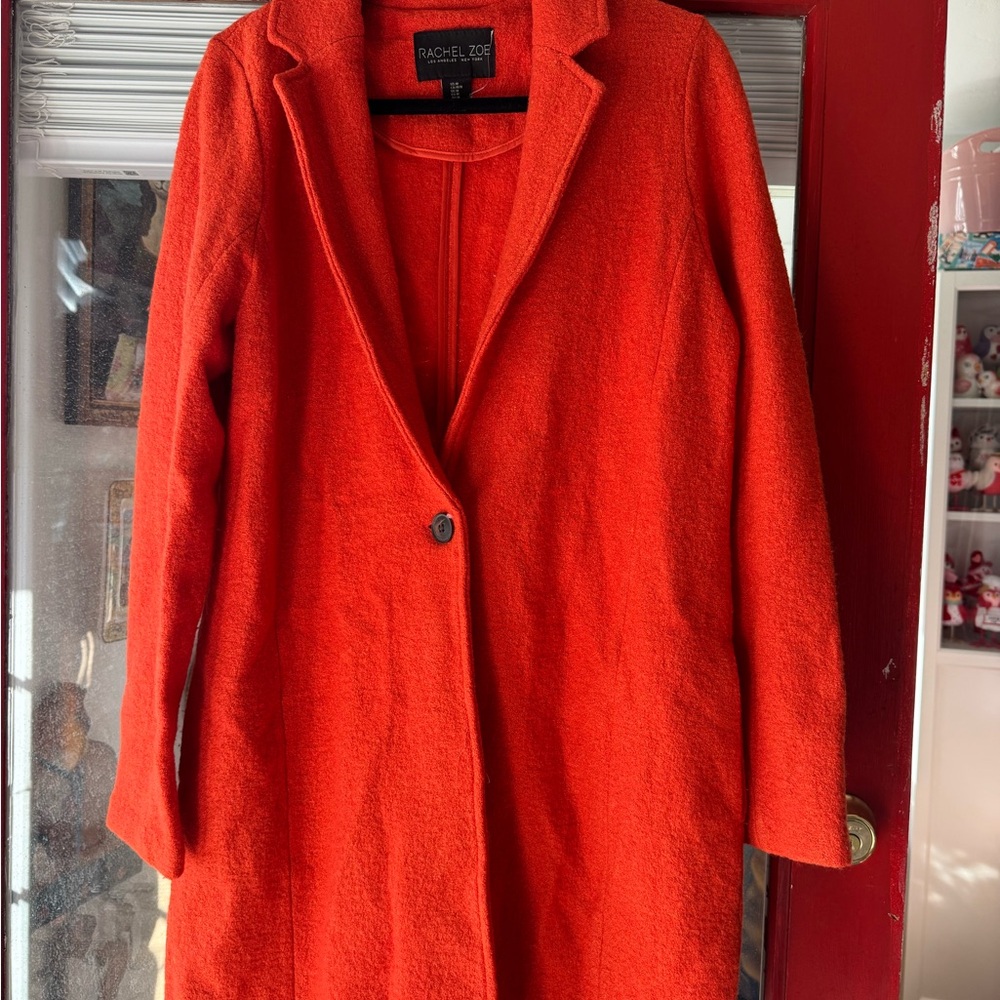 Rachel Zoe Women's Orange Coat